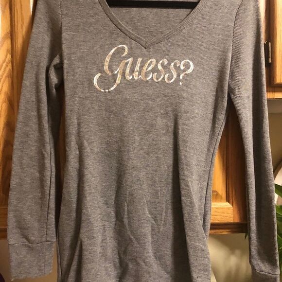Vintage Grey Guess Top - Picture 4 of 4